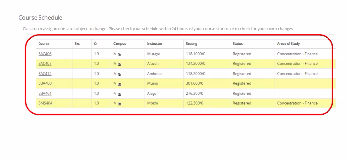 Register for Units on the Student Portal
