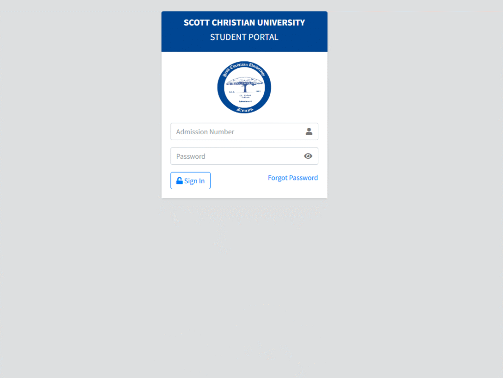 Scott Christian University Student Portal