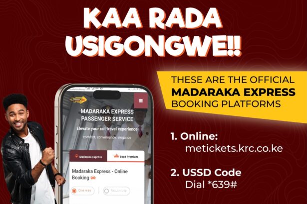 Madaraka Express Train Online booking In Kenya As Of 2025